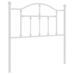 vidaXL Metal Replace Headboard White 90 cm