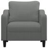 vidaXL Sofa Chair Dark Grey 60 cm Fabric