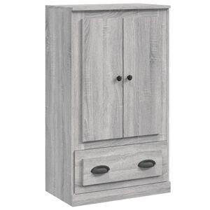 vidaXL Highboard Grey Sonoma 60x35.5x103.5 cm Engineered Wood