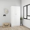 vidaXL Wardrobe White 82.5x51.5x180 cm Engineered Wood