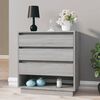 vidaXL Sideboard Grey Sonoma 70x41x75 cm Engineered Wood