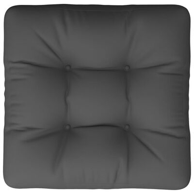 vidaXL Pallet Cushion 50x50x12 cm Grey Fabric