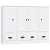 vidaXL Highboards 3 pcs White Engineered Wood