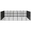 vidaXL Outdoor Dog Kennel Steel 45.16 m&sup2;