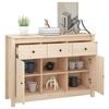 vidaXL Sideboard 100x35x74,5 cm Solid Wood Pine