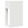 vidaXL Computer Tower Stand with Drawer White 30x44x74 cm
