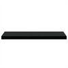vidaXL Floating Wall Shelves 2 pcs Black 80x23.5x3.8 cm MDF