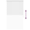 vidaXL Roller blind blackout 84.4x175 cm Fabric Width 80 cm white