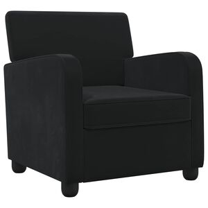 vidaXL Armchair Black Velvet