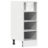 vidaXL Bottom Cabinet "Riga" White 30x44,5x81,5 cm Engineered Wood