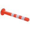vidaXL Traffic Control Bollards 5 pcs Plastic 75 cm