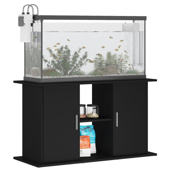 vidaXL Aquarium Stand Black 101x41x58 cm Engineered Wood
