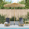 vidaXL Bamboo Garden Parasol 270 cm with Banana Leaf Roof
