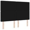 vidaXL Headboard Black 160 cm Velvet