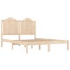vidaXL Bed Frame without Mattress Solid Wood Super King