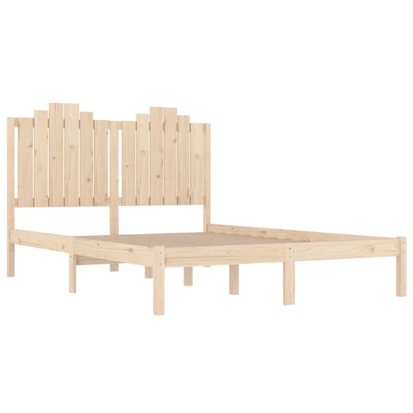 vidaXL Bed Frame without Mattress Solid Wood Super King