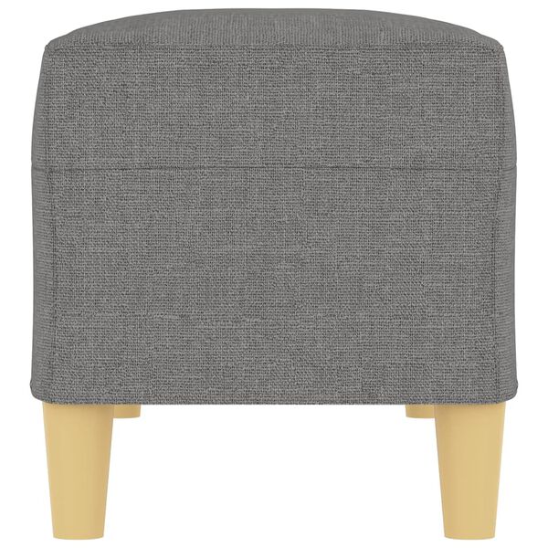 vidaXL Bench Dark Grey 100x35x41 cm Fabric