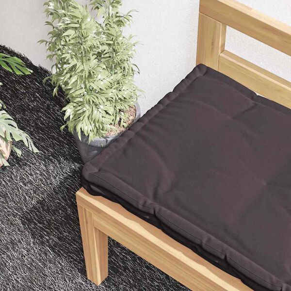 vidaXL Pallet Floor Cushion Cotton 120x40x7 cm Anthracite