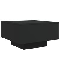 vidaXL Coffee Table Black 55x55x31 cm Engineered Wood