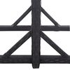 vidaXL 3 Piece Garden Dining Set Black