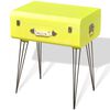 vidaXL Bedside Cabinet | Yellow | MDF, Steel | Medium | Bedside Cabinet