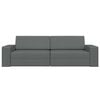 vidaXL Sofa Bed 200cm Dark Grey Fabric