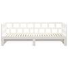 vidaXL Pull-out Day Bed without Mattress White 2x(90x190) cm