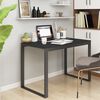vidaXL Computer Desk Black 110x60x73 cm Engineered Wood