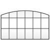 vidaXL Wall Mirror Black 100x60 cm Arch Iron