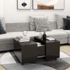 vidaXL Coffee Table High Gloss Black 60x60x38 cm Engineered Wood