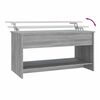 vidaXL Coffee Table Grey Sonoma 102x50x52.5 cm Engineered Wood