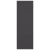 vidaXL TV Cabinets 2 pcs Grey 30.5x30x90 cm Engineered Wood