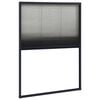 vidaXL Window Screen | Anthracite | Aluminium frame, Fibreglass mesh