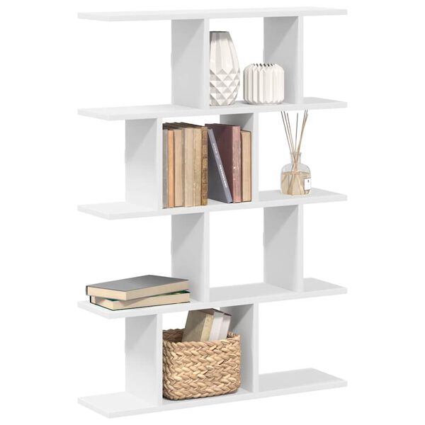 vidaXL Wall Cube Shelf 12 Compartments White Engineered Wood