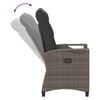 vidaXL Reclining Garden Chairs 56 x 60 x 112 cm steel