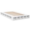 vidaXL Bed Frame without Mattress White 135x190 cm Double
