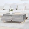 vidaXL Coffee Table Grey Sonoma 90x50x36.5 cm Engineered Wood