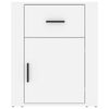 vidaXL Bedside Cabinet White 50x36x60 cm Engineered Wood