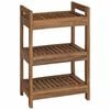 vidaXL Bathroom Shelf Natural 45 x 30 x 71 cm Solid Teak Wood