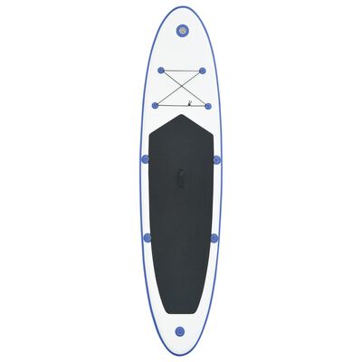vidaXL Inflatable Stand Up Paddleboard Set Blue and White