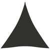 vidaXL Sun Sail | Anthracite | PU coated oxford fabric | 5 x 7 x 7 m