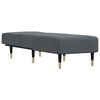 vidaXL Chaise Longue Dark Grey Velvet