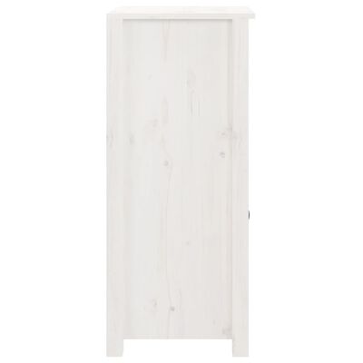 vidaXL Sideboards 2 pcs White 40x35x80 cm Solid Wood Pine