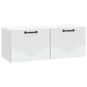 vidaXL Wall-Mounted TV Cabinet White 78.5 x 31 x 30 cm Engineered Wood