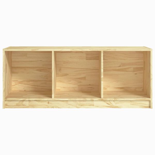 vidaXL TV Cabinet 104x33x41 cm Solid Pinewood