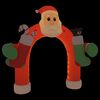 vidaXL Christmas Inflatable Arch Gate LED 320 cm