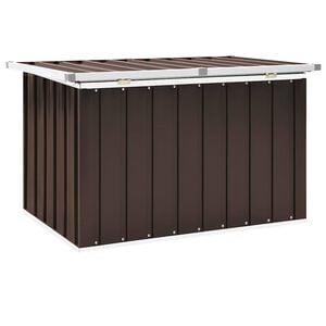 vidaXL Garden Storage Box Brown 109x67x65 cm