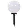 vidaXL Outdoor Solar Lamps 4 pcs LED Spherical 30 cm RGB