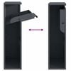 vidaXL Parcel Drop Box with Storage Anthracite 44 x 22 x 82 cm Steel