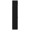 vidaXL Storage Cabinet 3 pcs Black Oak 30 x 42.5 x 225 cm